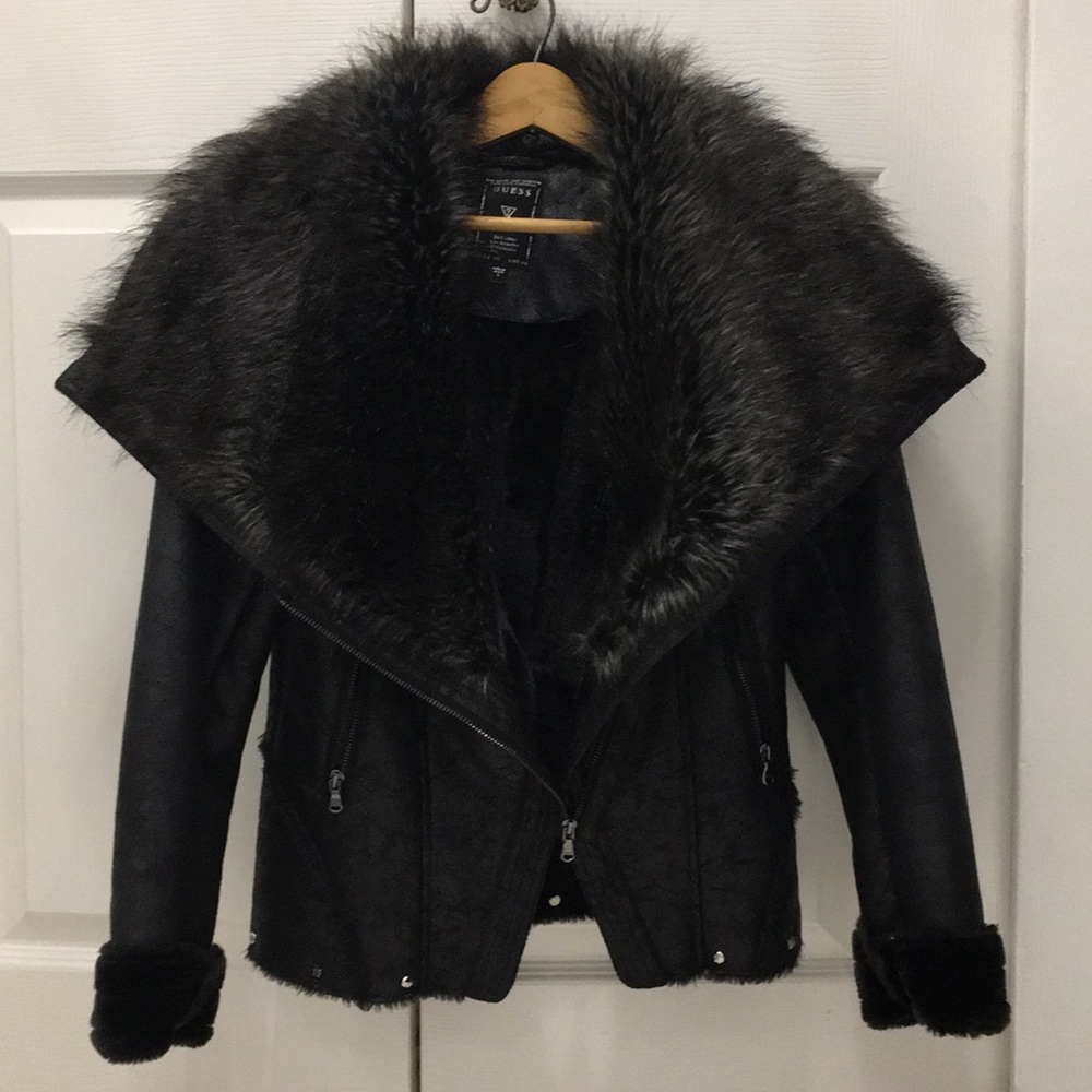 Guess Winter fur Jacket Size S